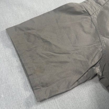 60s コットンポプリン Simpson's Soulette PORMAR 半袖シャツ グレー MISSILE US army ja-u-2505-040