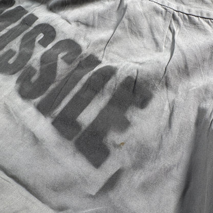 60s コットンポプリン Simpson's Soulette PORMAR 半袖シャツ グレー MISSILE US army ja-u-2505-040