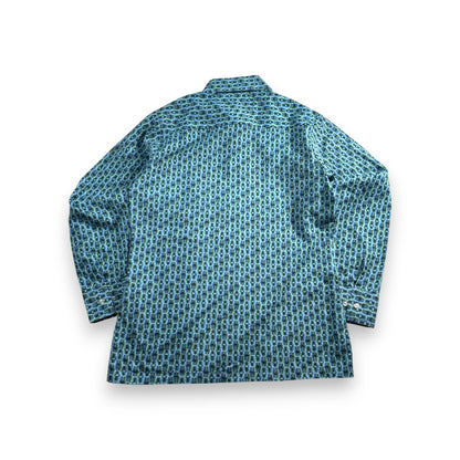 70s リーバイス パテナラ Panatela levi's 青 長袖シャツ ドレスシャツ ja-u-2505-038