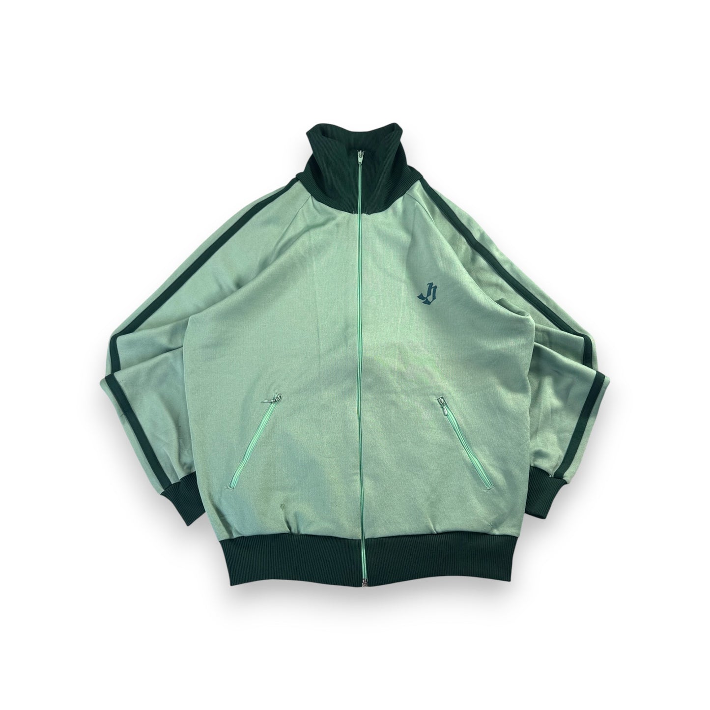 80s 90s デサント トラックジャケット チョコミント Lサイズ ja-u-2505-023