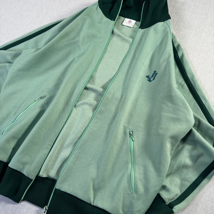 80s 90s デサント トラックジャケット チョコミント Lサイズ ja-u-2505-023