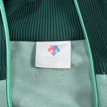 80s 90s デサント トラックジャケット チョコミント Lサイズ ja-u-2505-023
