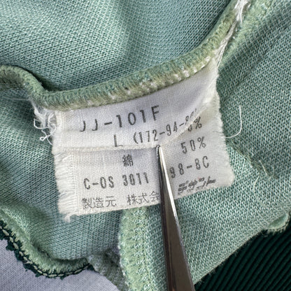 80s 90s デサント トラックジャケット チョコミント Lサイズ ja-u-2505-023