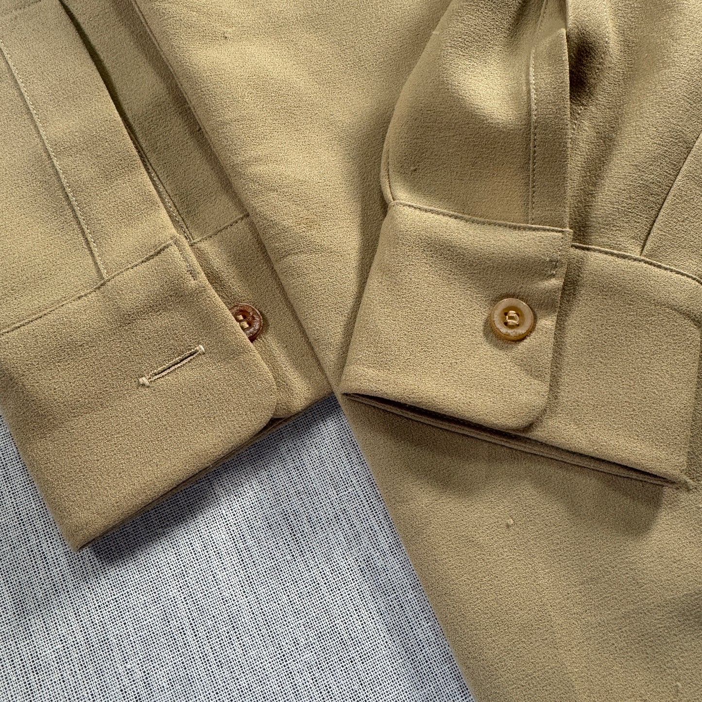 長袖シャツ ジャパンビンテージ MITSUKOSHI 三越 ベージュ ja-u-2505-018