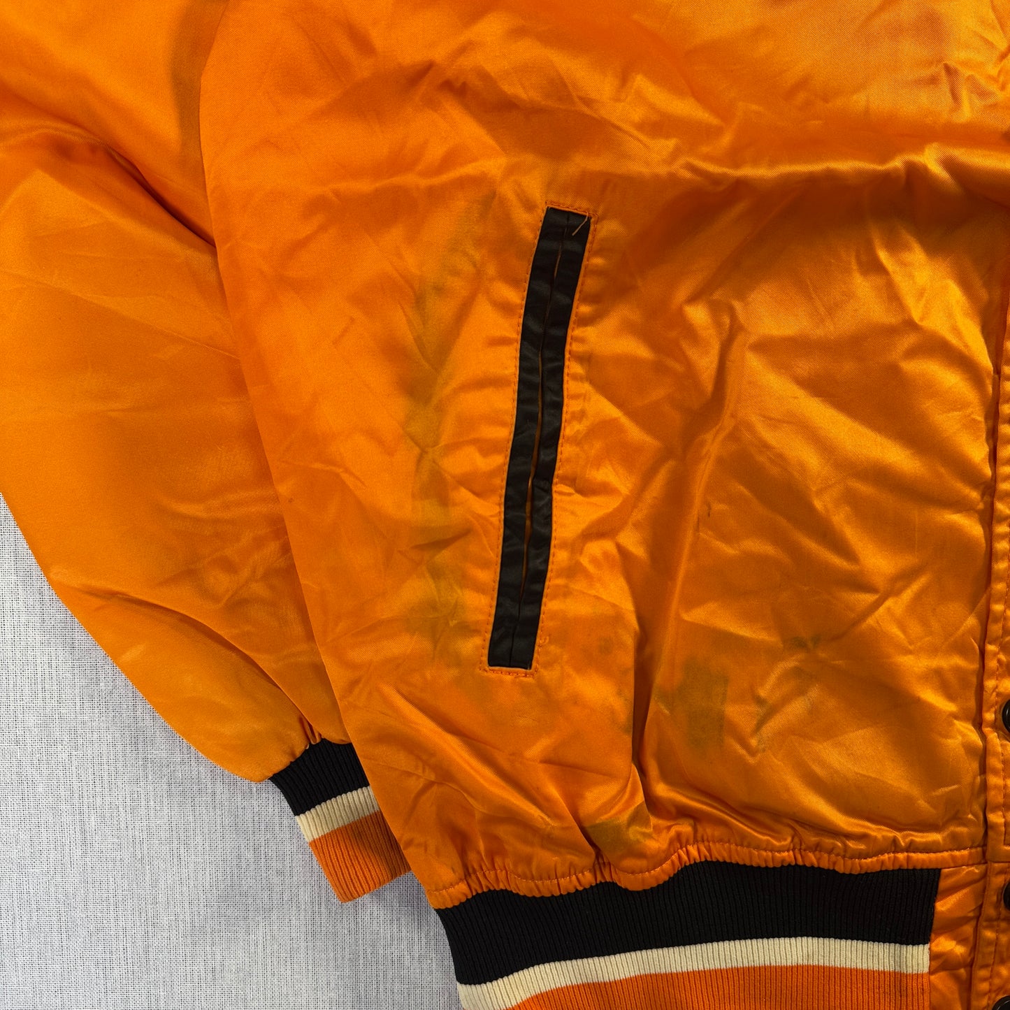 80s デサント スタジャン オレンジ Oサイズ ja-u-2505-014