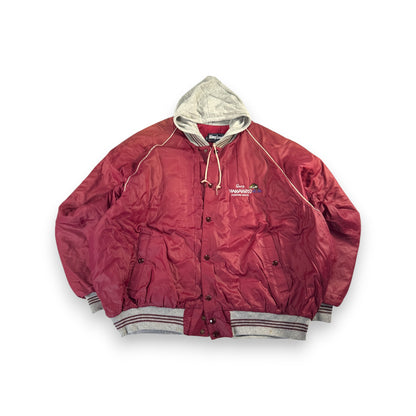 90s ゲーリーヤマモト ジャケット USA製 フード付き 赤 ja-u-2505-011