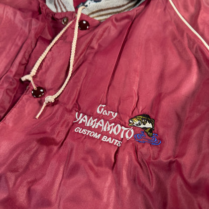 90s ゲーリーヤマモト ジャケット USA製 フード付き 赤 ja-u-2505-011