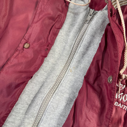 90s ゲーリーヤマモト ジャケット USA製 フード付き 赤 ja-u-2505-011