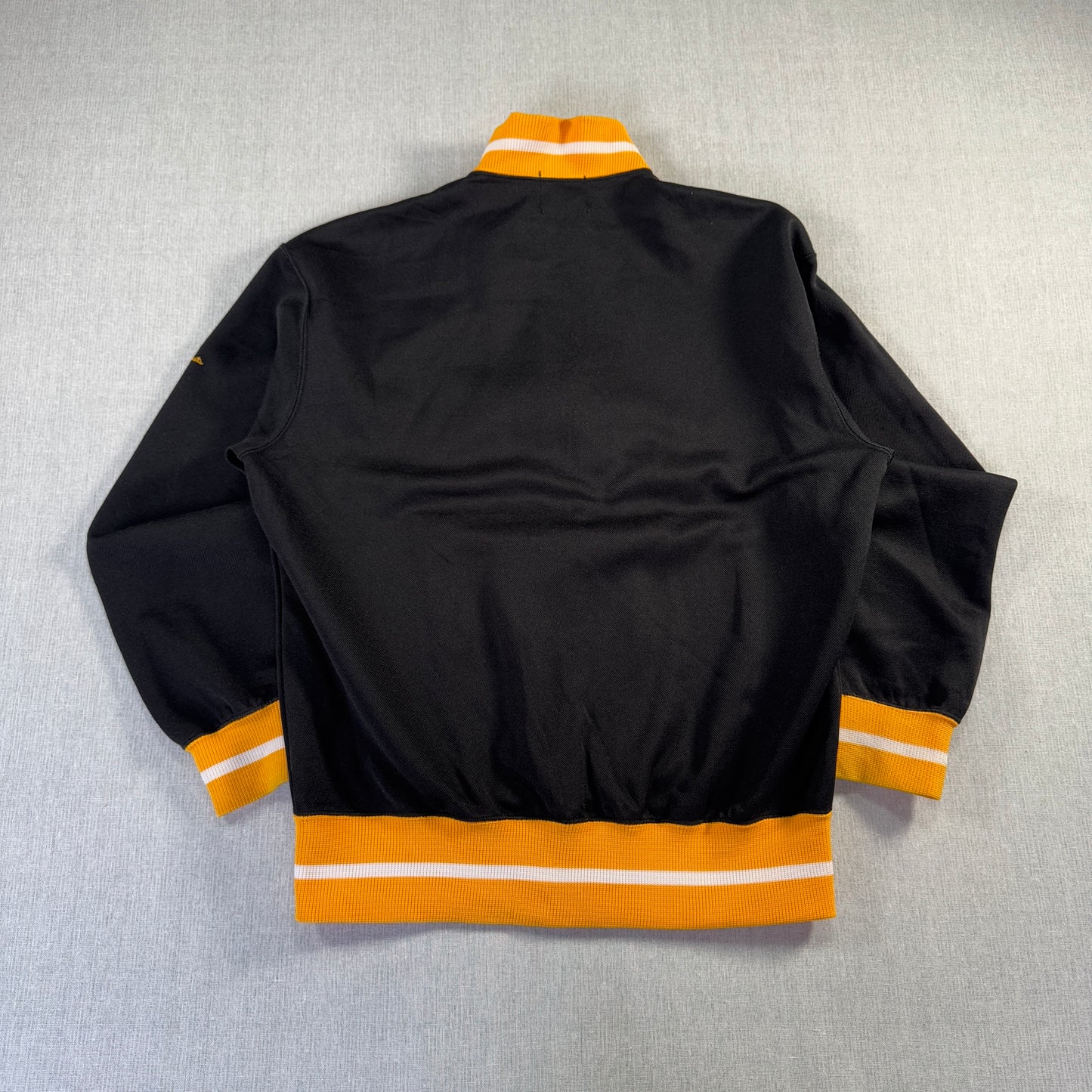 90s チャンピオン トラックジャケット 黒 黄色 ジャージ M ja-u-2505-008