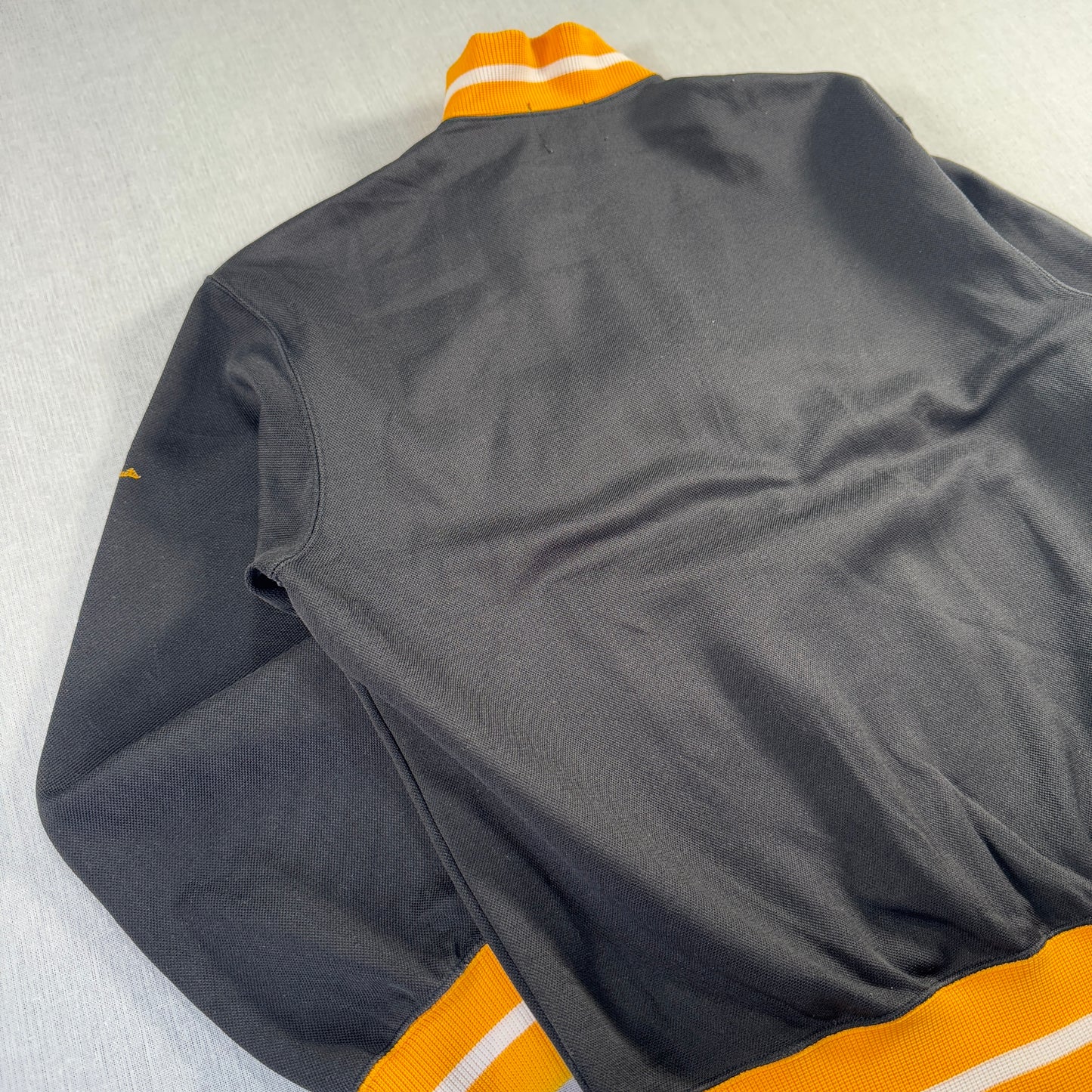 90s チャンピオン トラックジャケット 黒 黄色 ジャージ M ja-u-2505-008