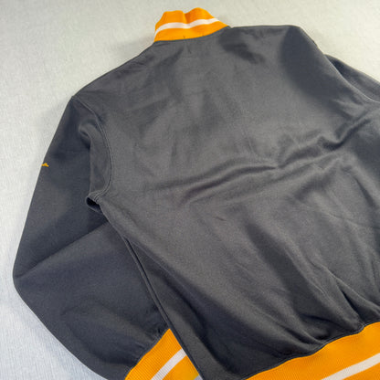 90s チャンピオン トラックジャケット 黒 黄色 ジャージ M ja-u-2505-008