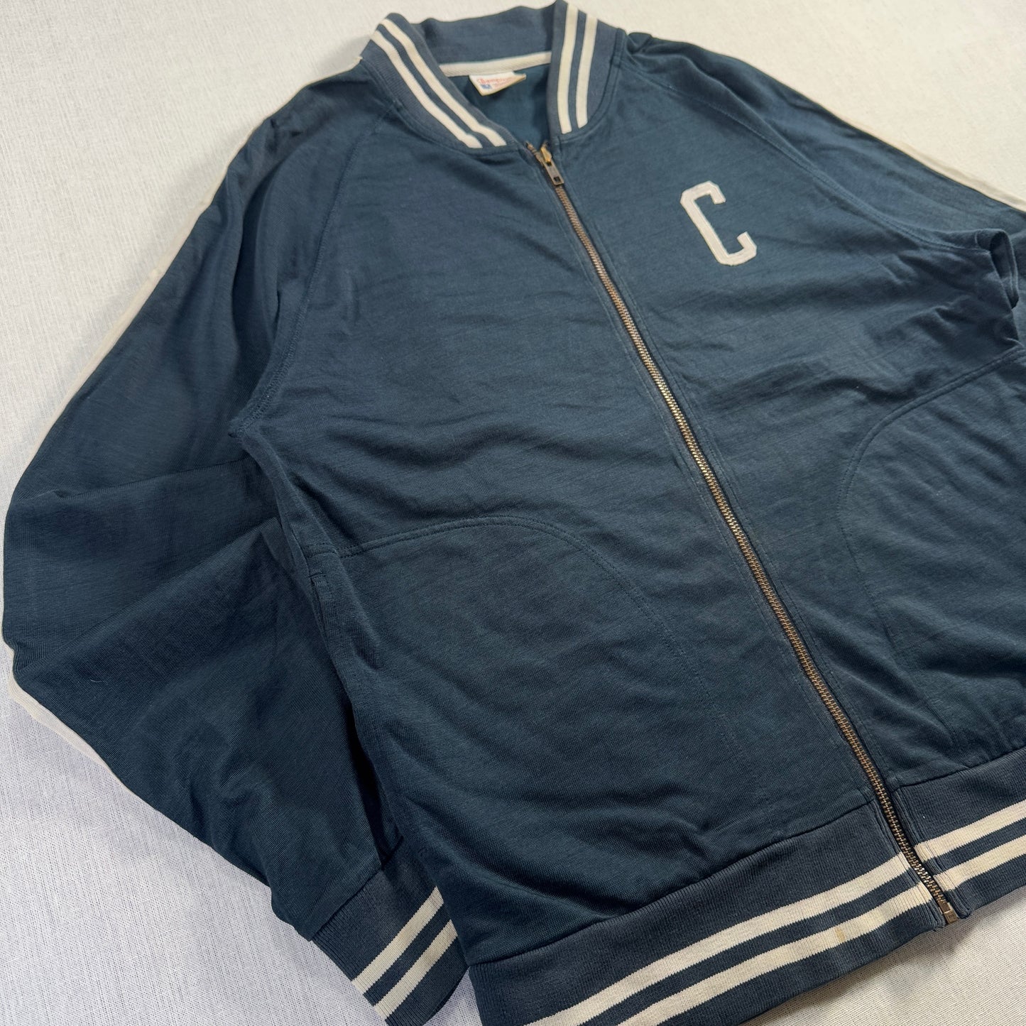 チャンピオン トラックジャケット ネイビー ランタグ 復刻 L ja-u-2505-007