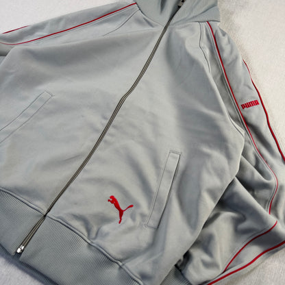 90s プーマ PUMA トラックジャケット グレー ジャージ ja-u-2505-005