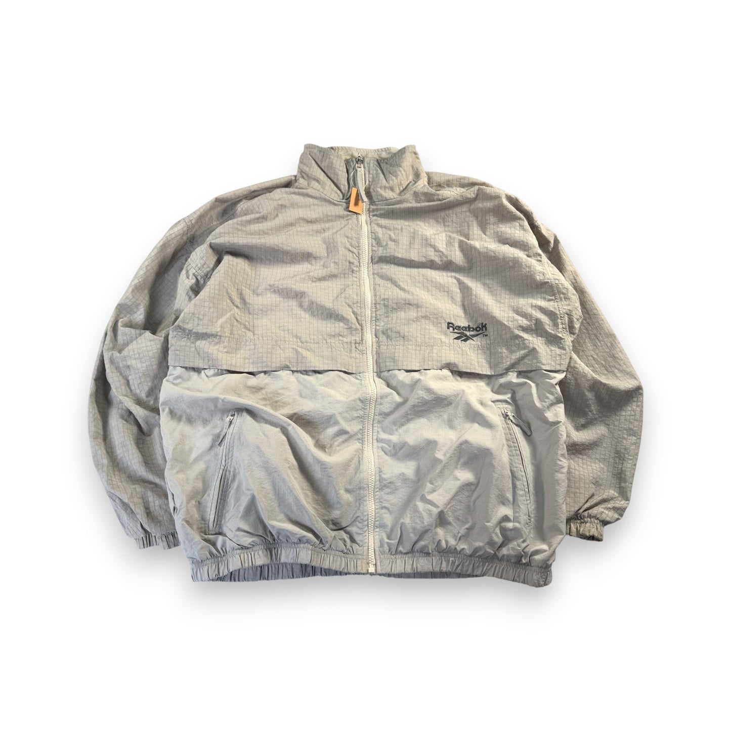 リーボック ナイロンジャケット ビンテージ グレー ジャンパー ja-u-2505-003