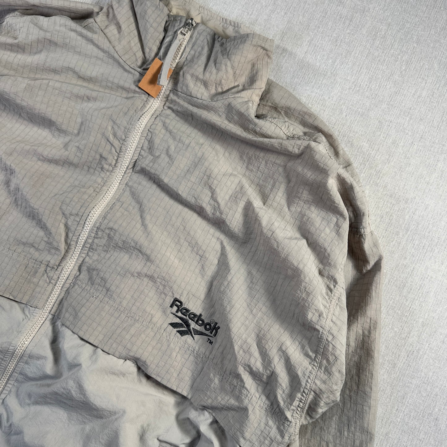 リーボック ナイロンジャケット ビンテージ グレー ジャンパー ja-u-2505-003