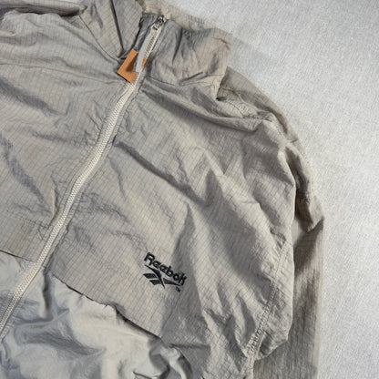 リーボック ナイロンジャケット ビンテージ グレー ジャンパー ja-u-2505-003