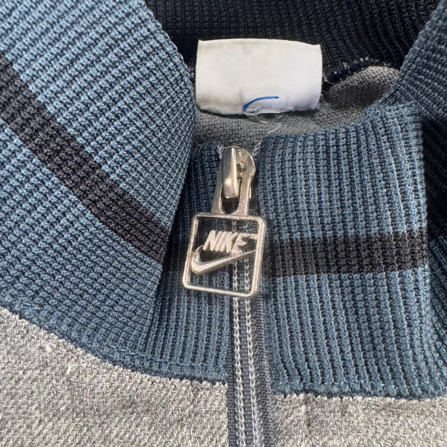 80s ナイキ NIKE トラックジャケット 青タグ グレー ビンテージ ja-u-2505-002