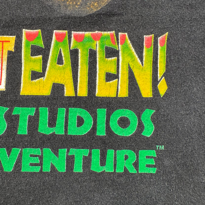 90s ジュラシックパーク THE RIDE 映画T Tシャツ Jurassic Park USA製 L 両面プリント m-x-2505-034