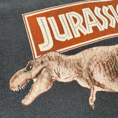 90s ジュラシックパーク 蓄光 映画T Tシャツ Jurassic Park USA製 XL シングルステッチ m-x-2505-035