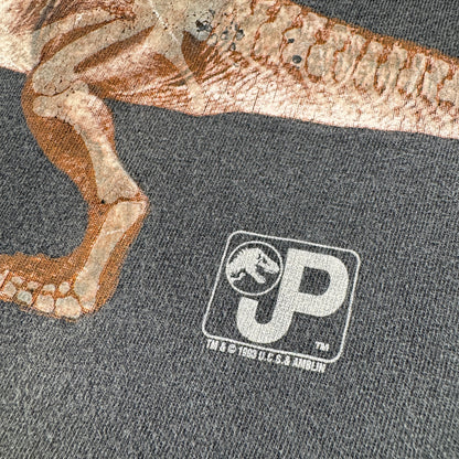 90s ジュラシックパーク 蓄光 映画T Tシャツ Jurassic Park USA製 XL シングルステッチ m-x-2505-035
