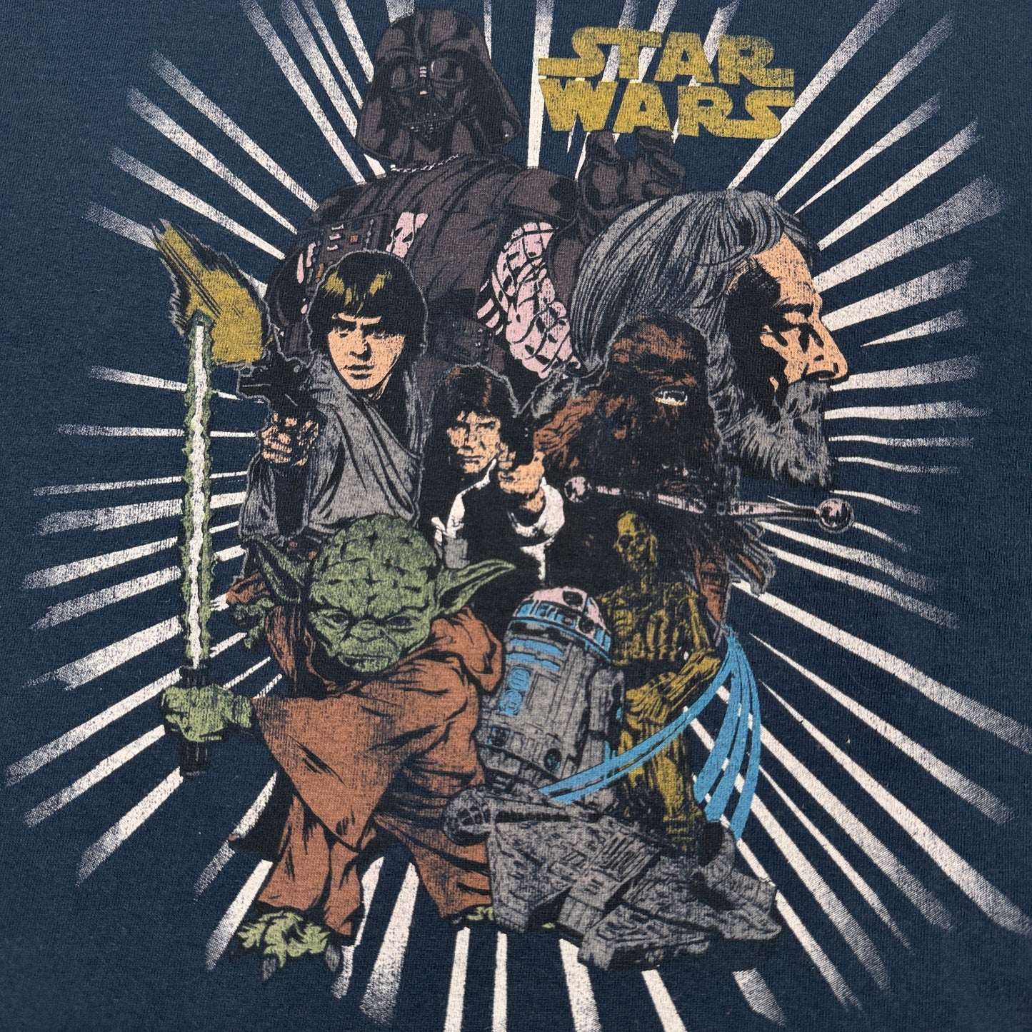 STAR WARS ネイビー 長袖 XL d-u-2505-026