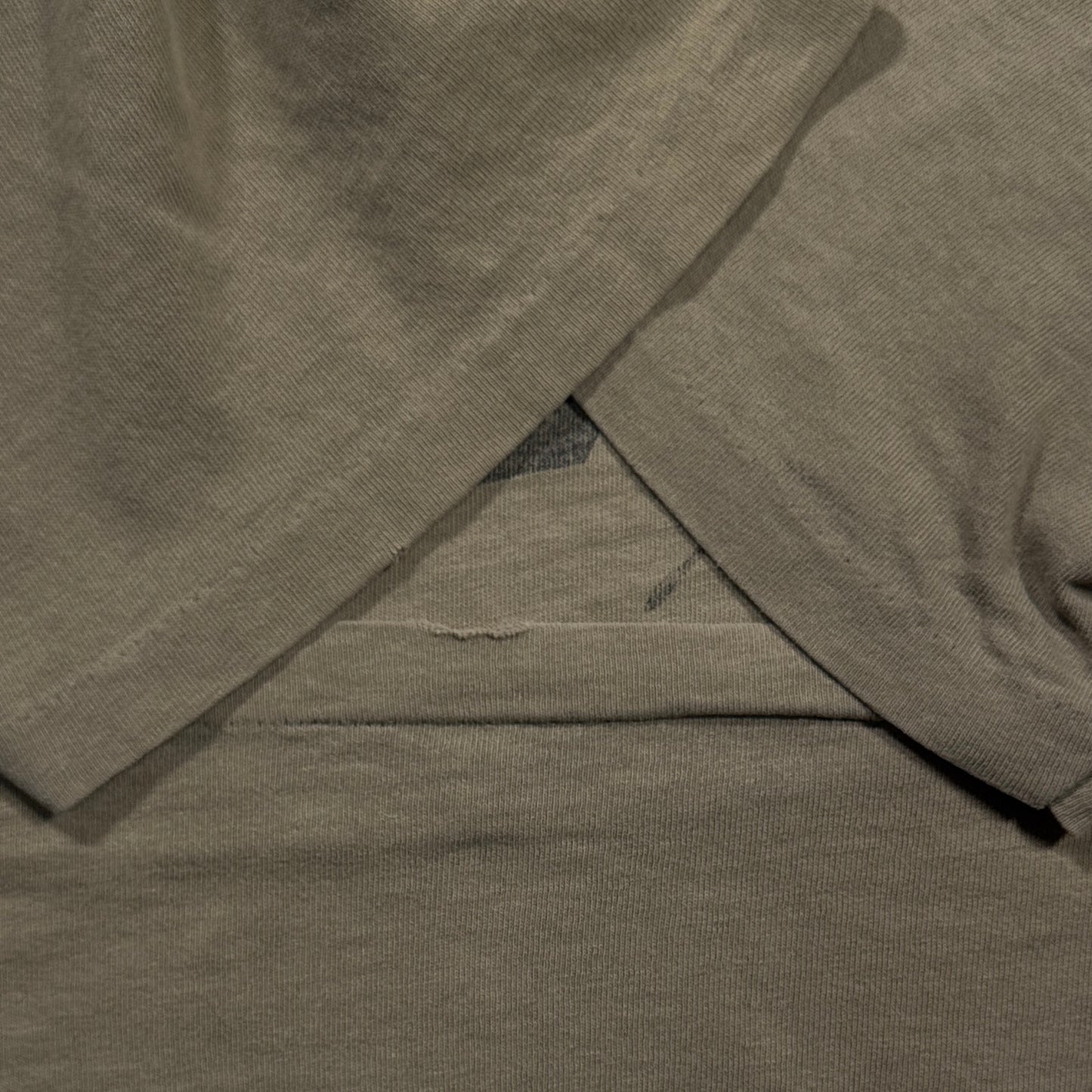 90s STAR WARS REBELWEAR 両面プリント Changes USA製 カーキ L d-u-2505-033