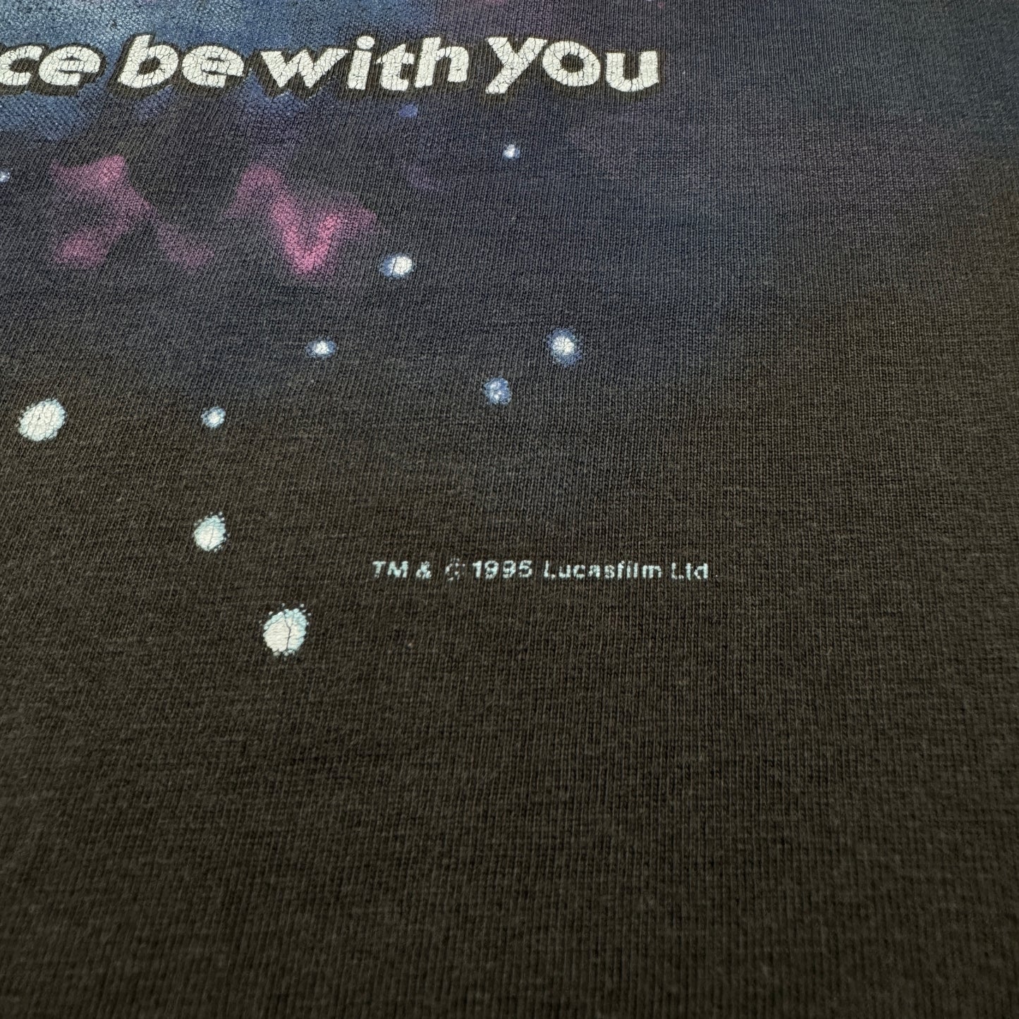90s STAR WARS May The Force Be With You 1995 ブラック d-t-2505-002