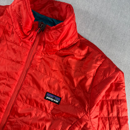 patagonia パタゴニア ナノパフジャケット 赤 M ライトダウン ja-2603-062