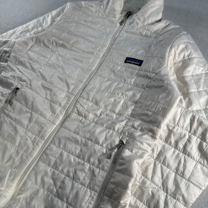 patagonia パタゴニア ナノパフジャケット ホワイト S ライトダウン ja-2603-061