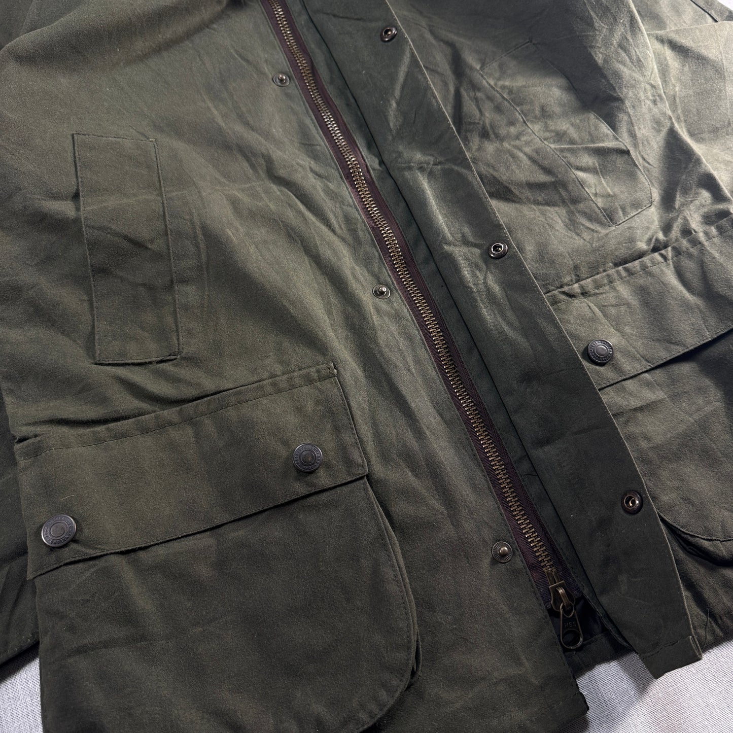 ジョンパートリッジ ワックス コーティング コート カーキ ja-2603-064