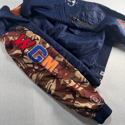 A BATHING APE MA1 シャーク ボンバージャケット 日本製 XL ja-2603-063