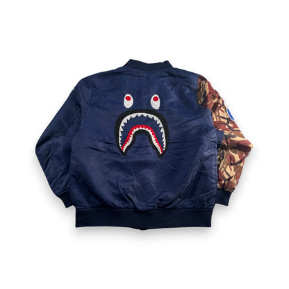 A BATHING APE MA1 シャーク ボンバージャケット 日本製 XL ja-2603-063