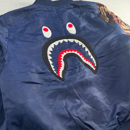 A BATHING APE MA1 シャーク ボンバージャケット 日本製 XL ja-2603-063