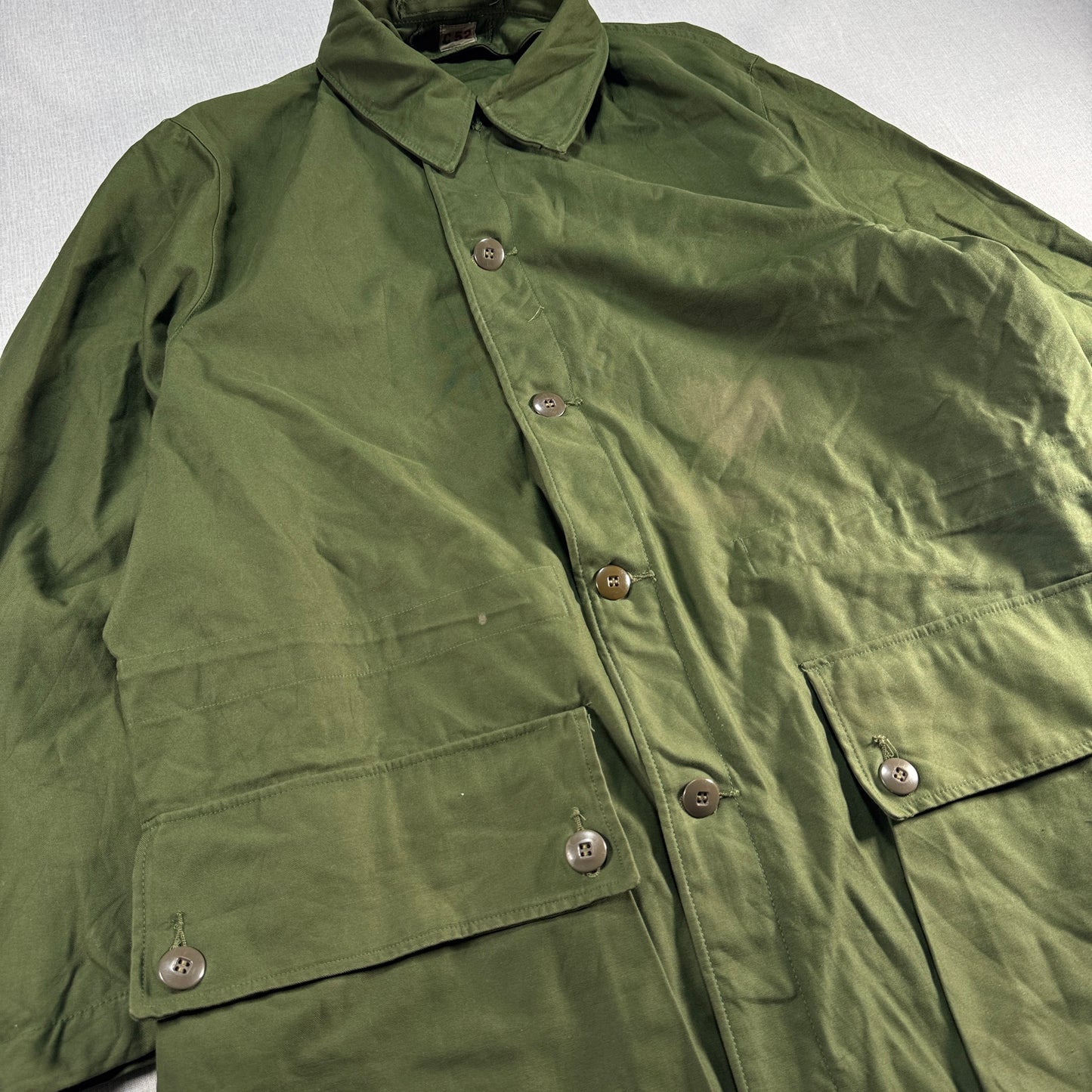 70s スウェーデン軍 M59 フィールドジャケット C52 ミリタリー コート ja-2603-054