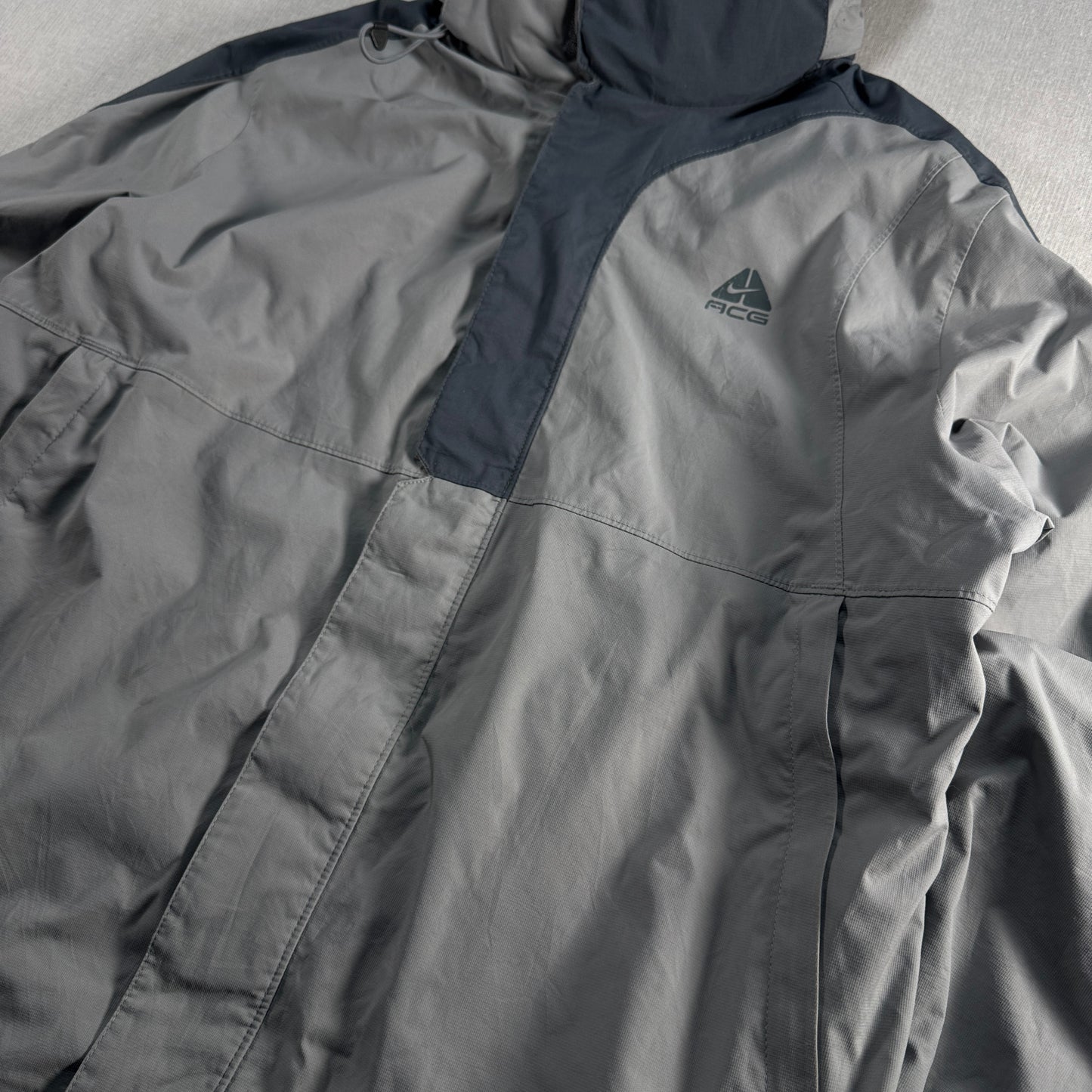00s ナイキ NIKE ACG マウンテンパーカー グレー Y2K L ja-2603-043