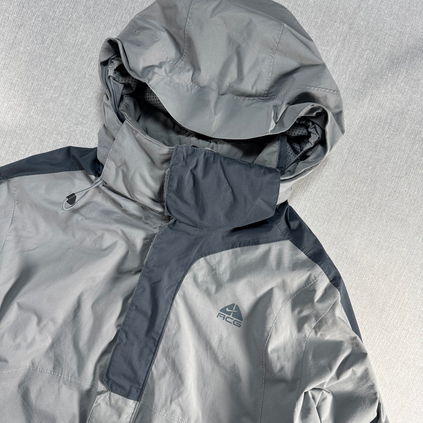 00s ナイキ NIKE ACG マウンテンパーカー グレー Y2K L ja-2603-043