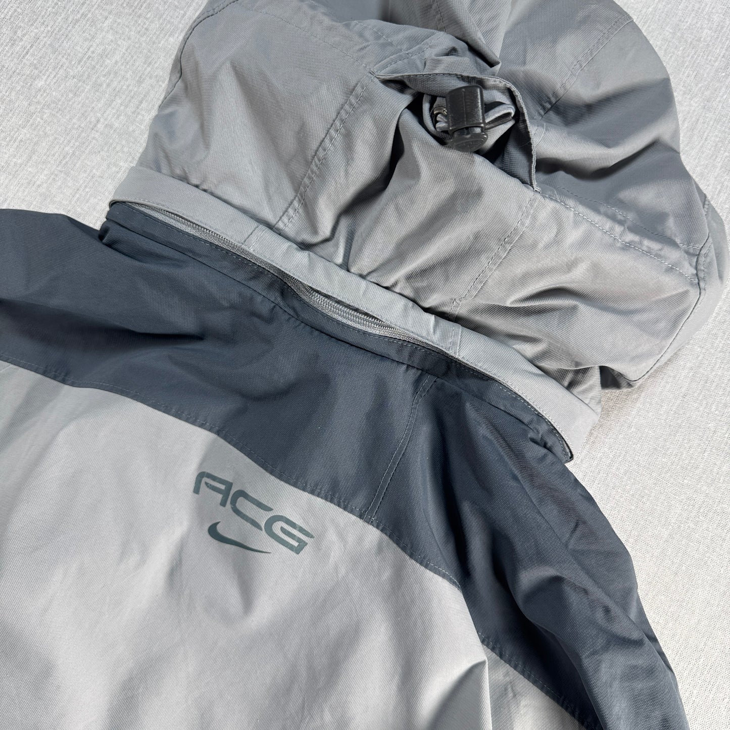 00s ナイキ NIKE ACG マウンテンパーカー グレー Y2K L ja-2603-043