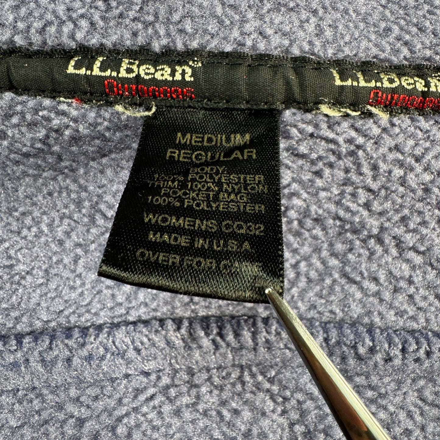 USA製 LL BEAN エルエルビーン フリース ジャケット パープル ja-2603-039