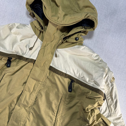 90s Nike ナイキ ACG テック ナイロンジャケット ベージュ L ja-2603-033