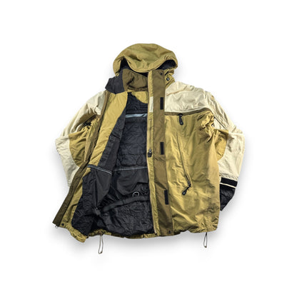 90s Nike ナイキ ACG テック ナイロンジャケット ベージュ L ja-2603-033