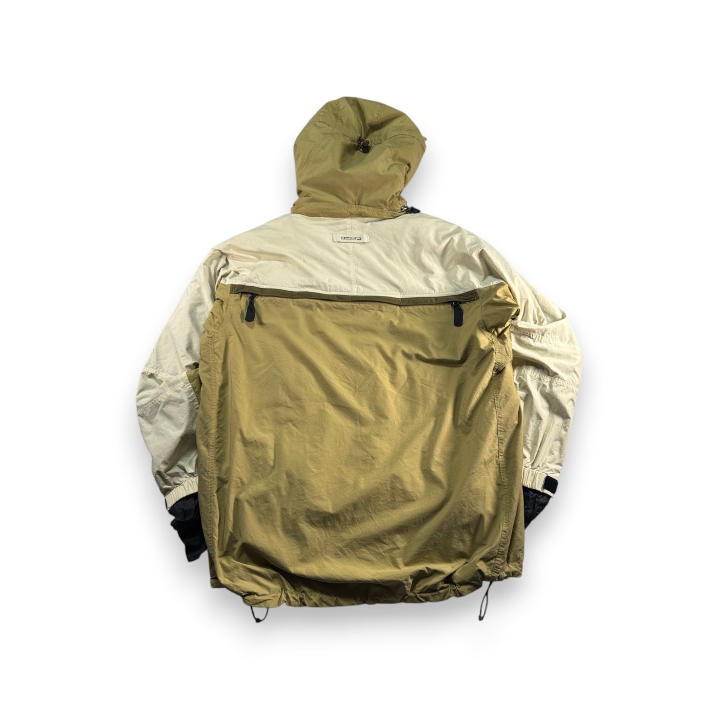 90s Nike ナイキ ACG テック ナイロンジャケット ベージュ L ja-2603-033