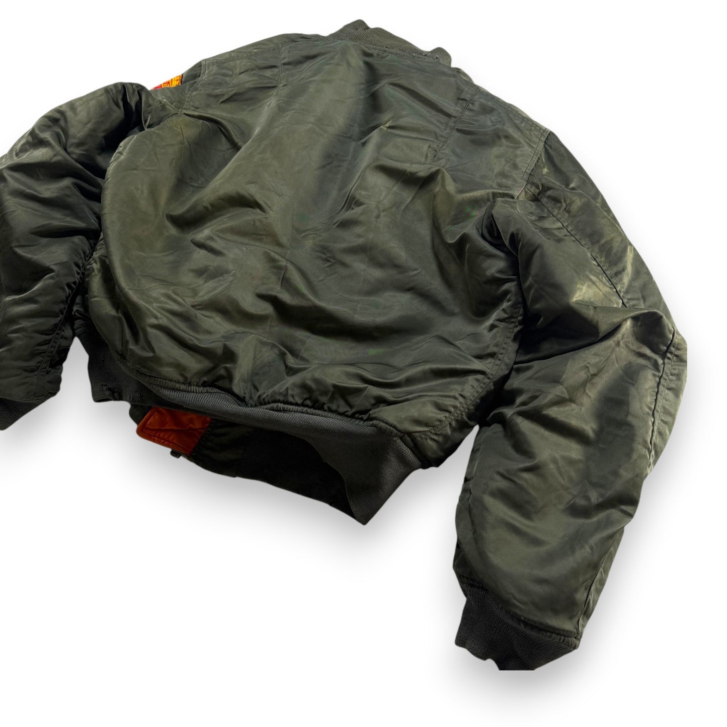 60s アルファ MA-1 米軍実物 scovillジッパー ビンテージ ja-2603-003