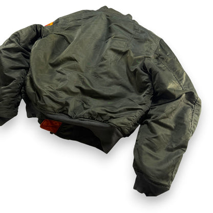 60s アルファ MA-1 米軍実物 scovillジッパー ビンテージ ja-2603-003