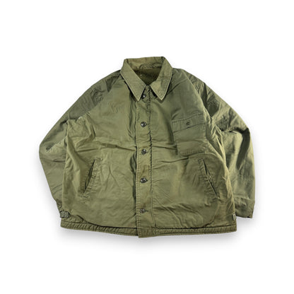 60s 70s US NAVY A-2 デッキジャケット A2 scovill ja-2603-022