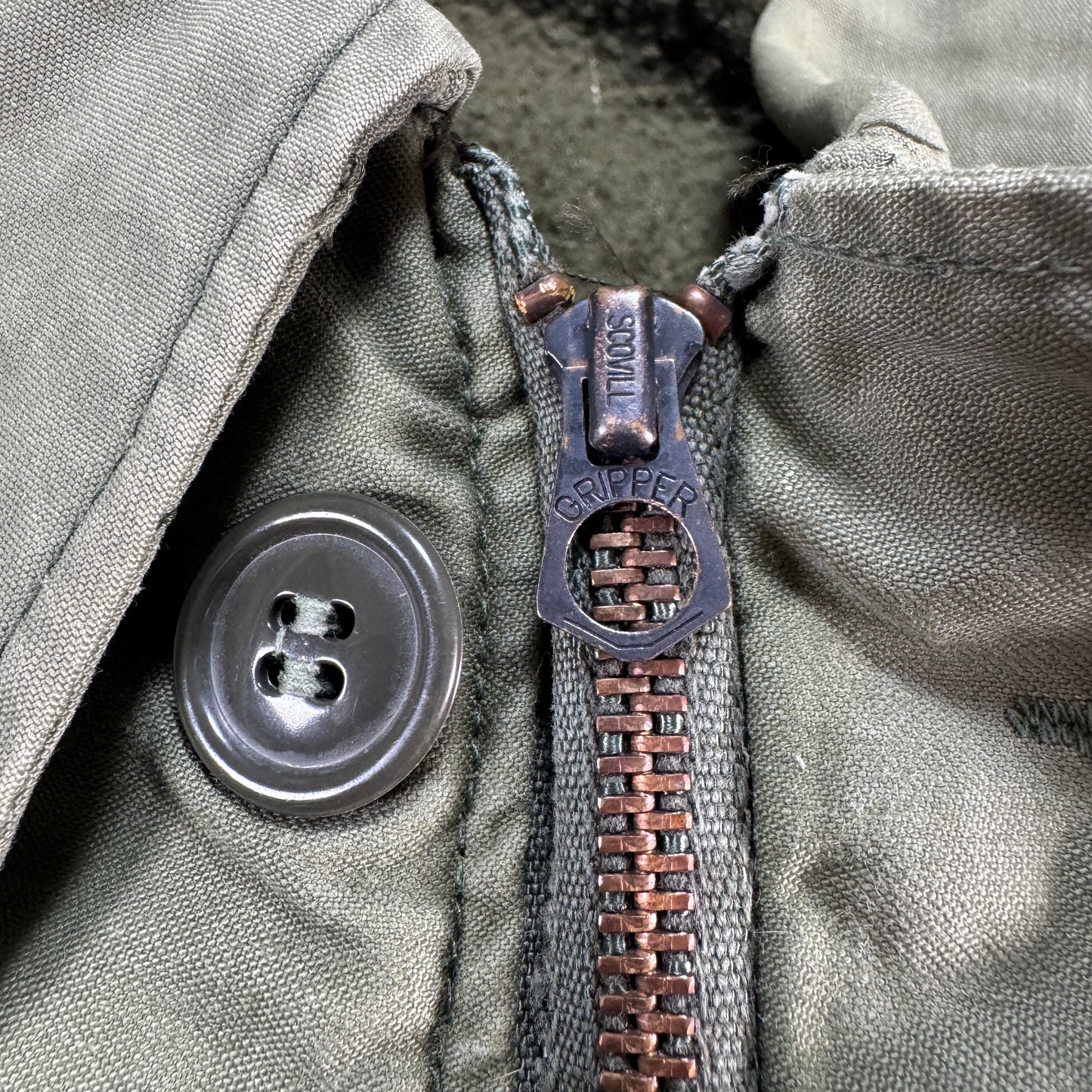 60s 70s US NAVY A-2 デッキジャケット A2 scovill ja-2603-022