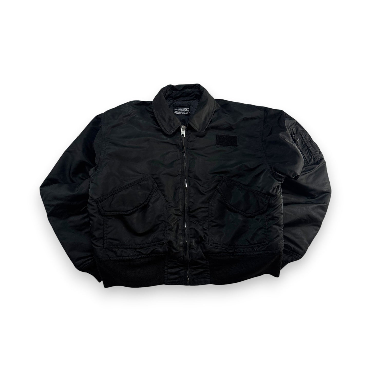 90s schott ショット CWU-R フライトジャケット ビンテージ 黒 ja-2603-021