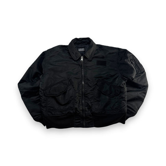 90s schott ショット CWU-R フライトジャケット ビンテージ 黒 ja-2603-021