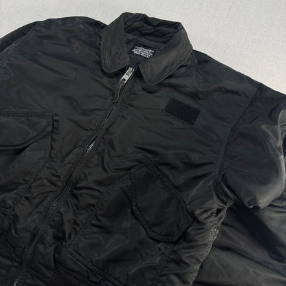 90s schott ショット CWU-R フライトジャケット ビンテージ 黒 ja-2603-021