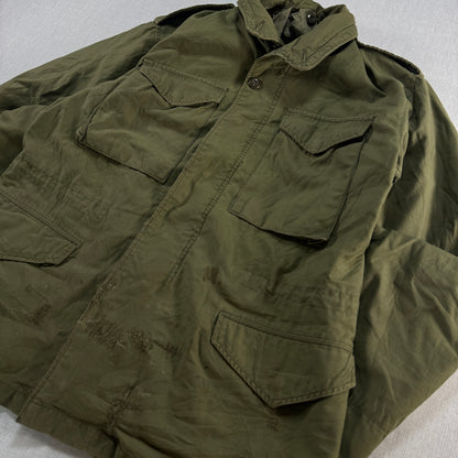 70s 80s US ARMY M65 フィールドジャケット 3rd オリーブ ja-2603-017