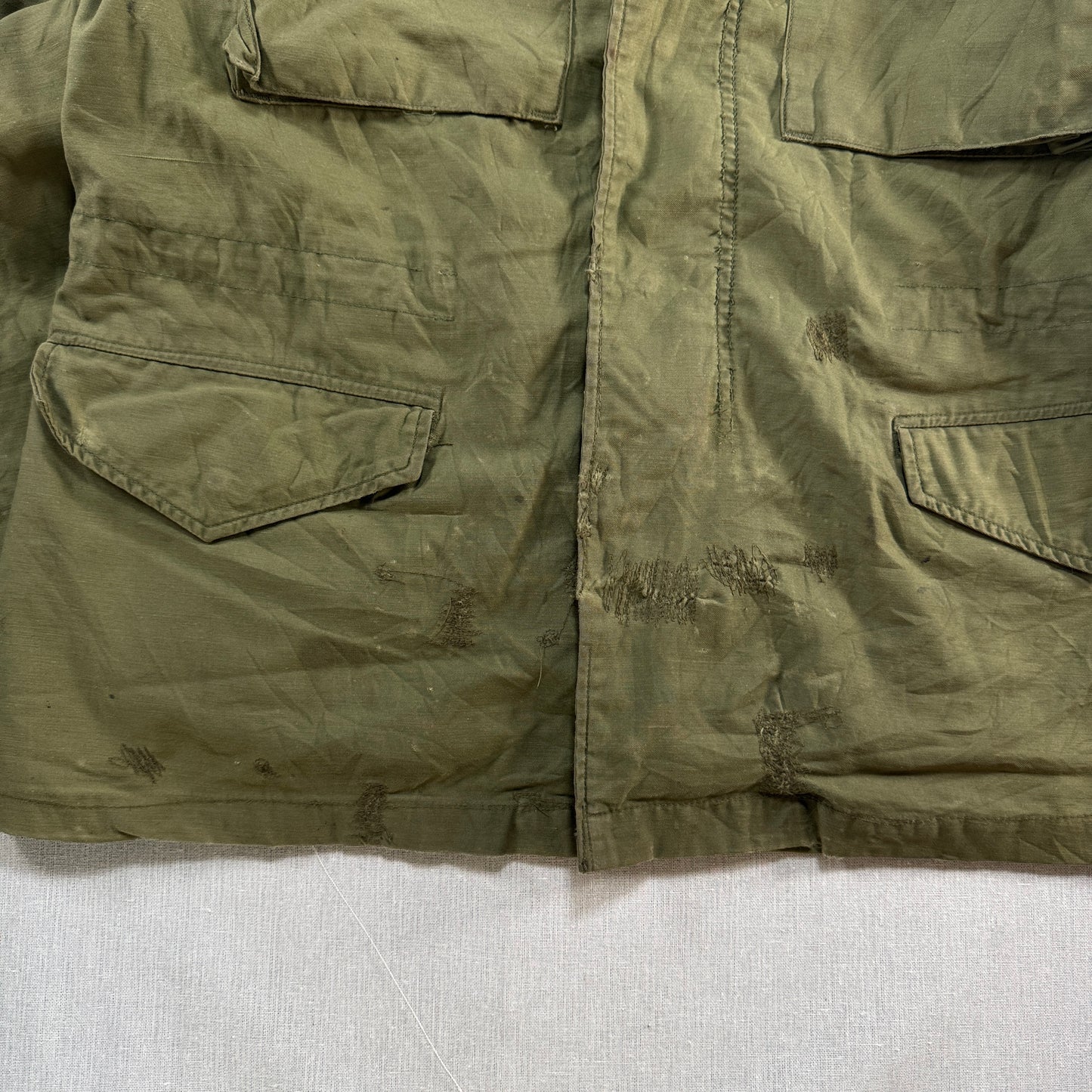 70s 80s US ARMY M65 フィールドジャケット 3rd オリーブ ja-2603-017
